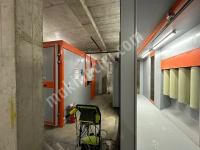 Industrial Powder Coating Booth