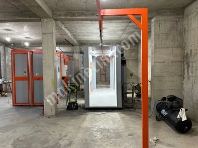 Industrial Powder Coating Booth