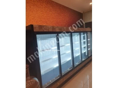 Sütlük Meşrubat İçicek Şişe Soğutucu Vitrin Market Dolabı