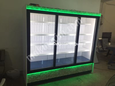 Sütlük Meşrubat İçicek Şişe Soğutucu Vitrin Market Dolabı