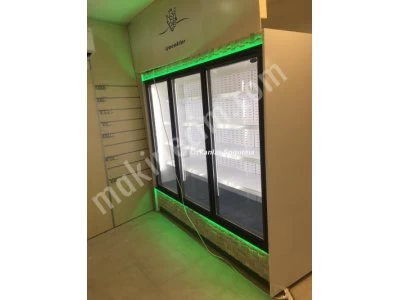 Sütlük Meşrubat İçicek Şişe Soğutucu Vitrin Market Dolabı