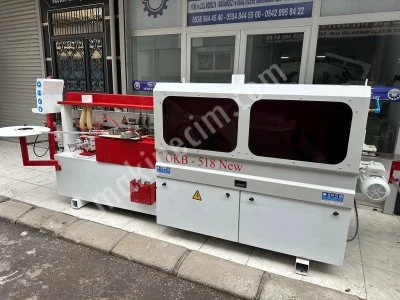 2018 Gümüş Gkb 518 Ön Frezeli Trimli Başsonlu Pvc Kenar Bantlama Makinası