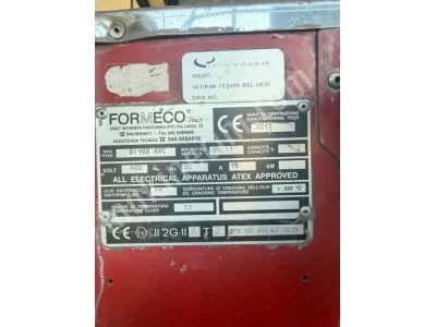Formeco 160 Lt Solvent Geri Kazanım Cihazı – Endüstriyel Tip – Satılık
