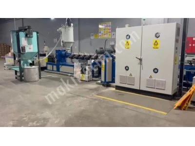 Komple Faal Durumda Yassı Damlama Sulama Borusu Üretim Hattı
