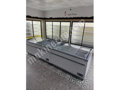 Sütlük Meşrubat İçicek Şişe Soğutucu Vitrin Market Dolabı