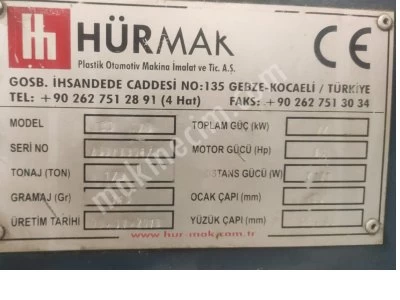 Hürmak Eco 170 (Invertörlü)