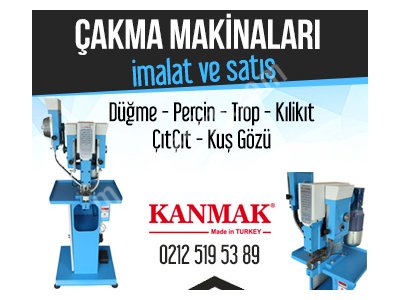Otomatik Pres Çıtçıt Çakma Makinası
