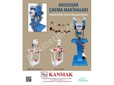 Deri Ürünler İçin Kuşgözü Çakma Makinesi