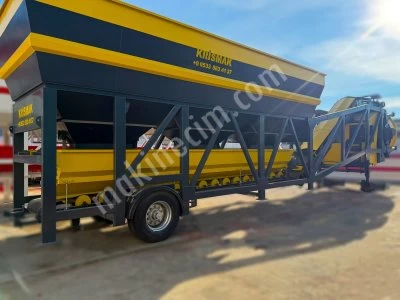 Krismak - 75 M³/Saat Kapasiteli Mobil Beton Santrali Stokta!