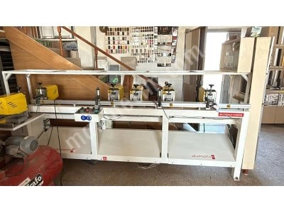 Aluminum 5-Head Hole Drilling Machine