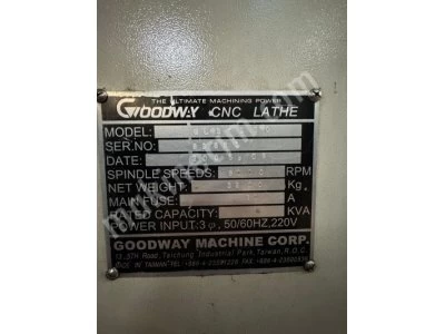 Cnc Torna Tezgahı Goodway Gsl-150