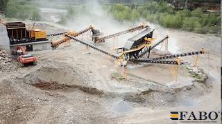 Stationary Type 130-180 T/H Crushing & Screening Plant