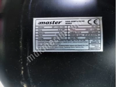 100 Litre Sessiz Hava Kompresör