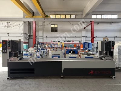 Pvc Çift Kafa Kıl Kaynak Makinası 16 Cm Yeni Anadolu Makinadan