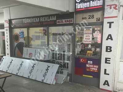 Hesabına Gelene 6 Yıllık Reklam Tabela Atölyesi
