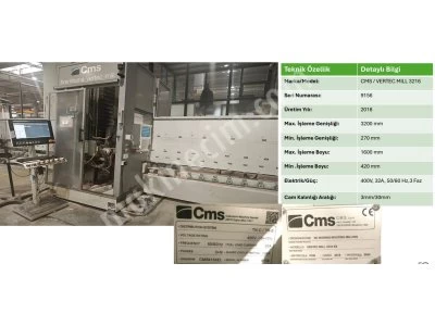 Cms Dik Cnc Rodaj ve Dik Delik Delme Makinası