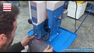 İş Elbisesi İçin Otomatik Çıtcıt Çakma Makinesi