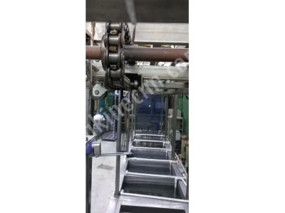 Full Inox 316 Ultrasonik Yıkama Hattı , 6×400 L , Kaskad + Bubbling , Ro , Konveyör