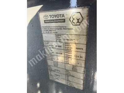 Toyota 1.6 Ton Exproof Akülü Standart Forklıft