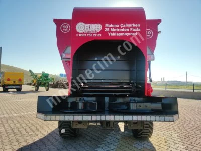 İki Dingilli 4 Lastikli Katı Gübre Dağıtma Römorku 10 Ton