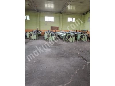 4 Units Sulzer P7100 + 1 Unit Pu Staubli Loom With Extensive Spare Parts Stock