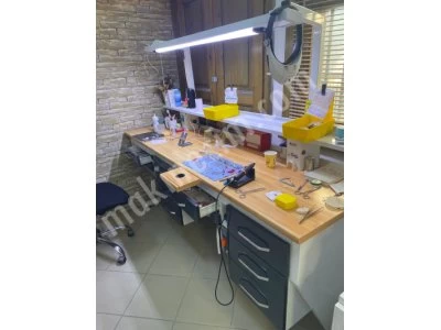 Üst Segment Diş Laboratuvarı Ekipmanları-Acil Komple Devir !!!!
