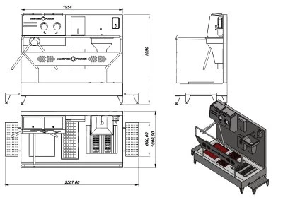 Yatay Fırçalı Hijyen Bariyeri