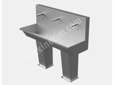 3-Unit Sensor-Operated Sink