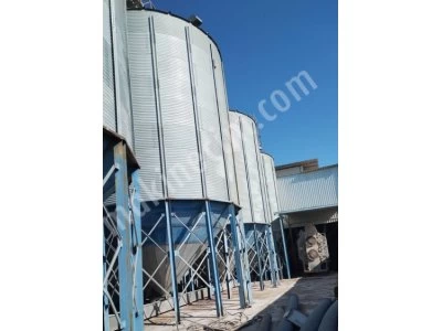 4 Adet 300 Tonluk Konik Tabanlı Silo