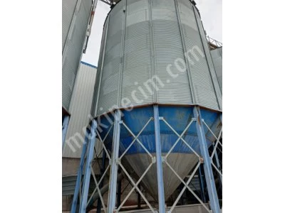 4 Adet 300 Tonluk Konik Tabanlı Silo