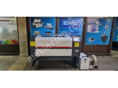Ankara Lazer Kesim Makinesi Asansörlü 100X80Cm 100-120W Tüplü Lazer Kesim Makinesi