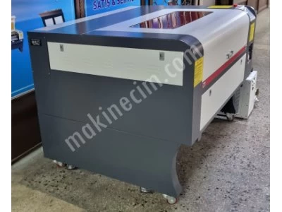 Ankara Lazer Kesim Makinesi Asansörlü 100X80Cm 100-120W Tüplü Lazer Kesim Makinesi