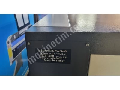 Ankara Lazer Kesim Makinesi Asansörlü 100X80Cm 100-120W Tüplü Lazer Kesim Makinesi