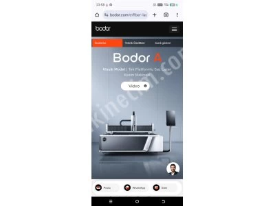 Bodor A Serisi 6 Kw Lazer Kesim Makinesi