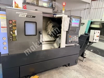 2021 Model Doosan Lynx 2100Lm 8 Inç C Eksenli Cnc Torna