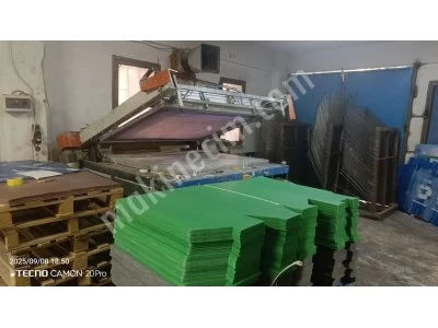 Serigrafi Baskı Makinassı ve Tüm Ekipmanları