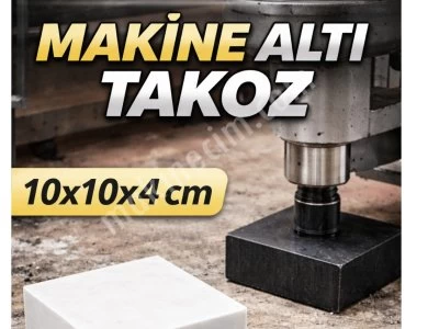 Makina Altı Takoz 10X10X4 Cm 4 Adet