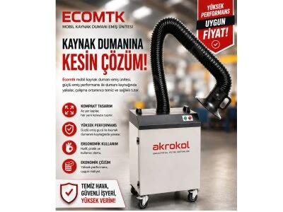 Mobil Kaynak Dumanı Filtreleme Ünitesi - Tek Kollu - Ekonomik Model