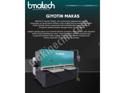 Hidrolik Makas (Bma Serisi) , Cnc Hidrolik Makas