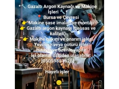 Makine Bakim Onarim Kaynak Ci