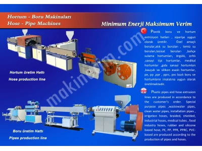 60’ Long Pvc Hose Production Machine