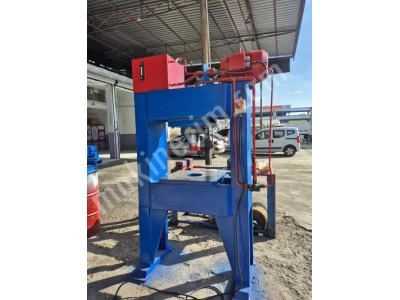 100 Ton Hidrolik Pres Yağı Dahil 0 Revizyon Yapıldı