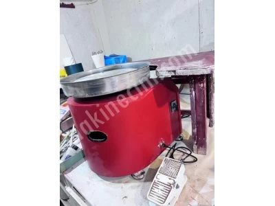 Seramik Çömlekçi Tornası Az Kullanılmış Metal Havuz Pedallı