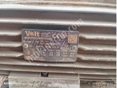 Motor , Parametre 50 Hz Üçgen Gerilimv 230V Güçlü(Kw 2.2 Kw)