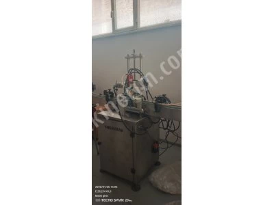 Tam Otomatik Kapak Sıkma Makinası Konvörlü