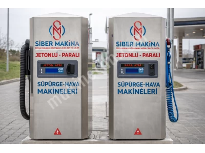 Jetonlu - Paralı Süpürge-Hava Makineleri