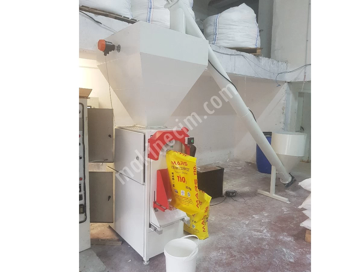 Kalsit Tozları İçin Dolum Torbalama Sistemi