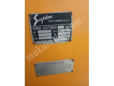 Sapim Marka 50Kw Fanlı Temperleme Meneviş Fırını 850 Derece