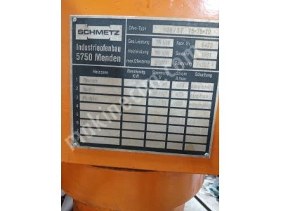 Schmetz 81 Yapımı Vakum Fırını 1150 Derece