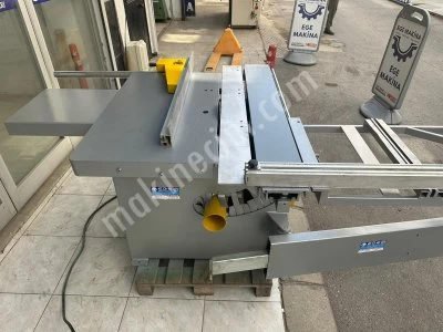 Törk Ac 1500 Sarı Kabuklu Çizerli Yatar Daire Testere Makinası